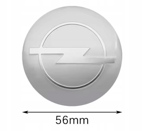 OPEL NAKLEJKI 56mm EMBLEMATY ZNACZKI ALUMINIOWE 4szt