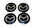 MAZDA NAKLEJKI  56mm EMBLEMATY ALUMINIOWE 4szt.