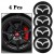MAZDA NAKLEJKI  56mm EMBLEMATY ALUMINIOWE 4szt.