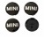 MINI DEKIELKI DEKLE KAPSLE ALUFELG BORBET 56mm/52mm