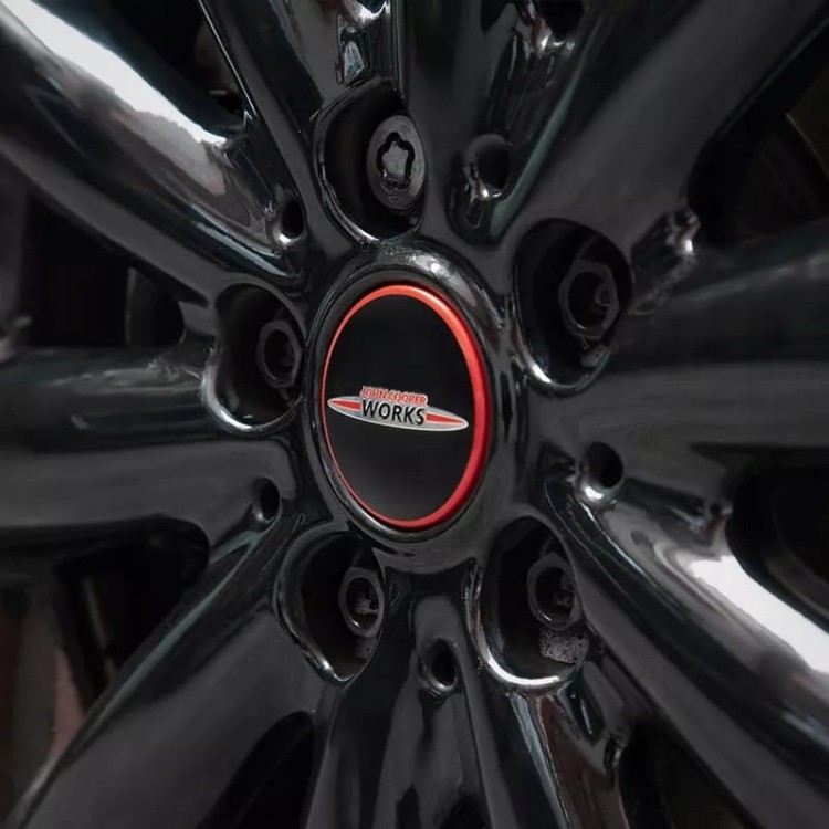 MINI JOHN COOPER DEKIELKI ZNACZKI DEKLE LOGO F54 F55 F56 F57 F60