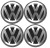 VW VOLKSWAGEN NAKLEJKI EMBLEMATY ZNACZKI LOGO 65mm 4SZT