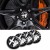 ALFA ROMEO NAKLEJKI EMBLEMATY ZNACZKI 56mm 4SZT ALUMINIOWE