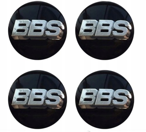 BBS NAKLEJKI EMBLEMATY LOGO ZNACZKI 60mm ALUMINIOWE 4szt.