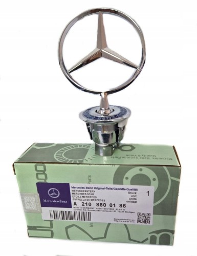 MERCEDES EMBLEMAT CELOWNIK GWIAZDA NA MASKĘ NOWY