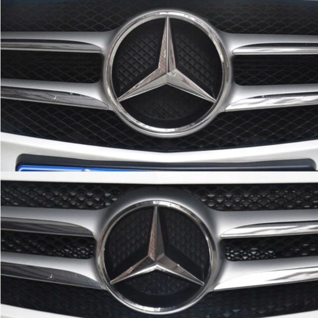 MERCEDES W204 W245 C204 C207 W207 W212 W176 EMBLEMAT GWIAZDA W GRILL 185mm