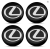 LEXUS NAKLEJKI EMBLEMAT ZNACZKI NA DEKIELKI 60mm 4SZT.