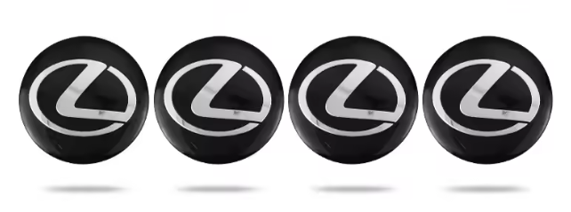 LEXUS NAKLEJKI EMBLEMAT ZNACZKI NA DEKIELKI 60mm 4SZT.