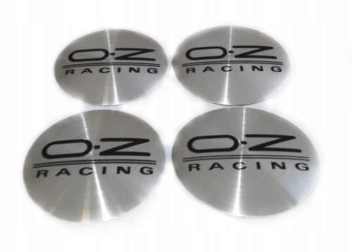 OZ LOGO NAKLEJKI EMBLEMAT ZNACZKI 56mm ALUMINIOWE 4szt