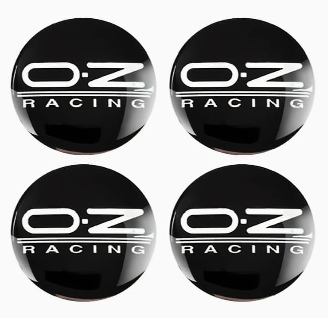 OZ RACING LOGO NAKLEJKI EMBLEMATY ZNACZKI 60mm ALUMINIOWE 4szt