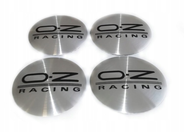 OZ RACING LOGO NAKLEJKI EMBLEMATY ZNACZKI 64mm ALUMINIOWE 4szt