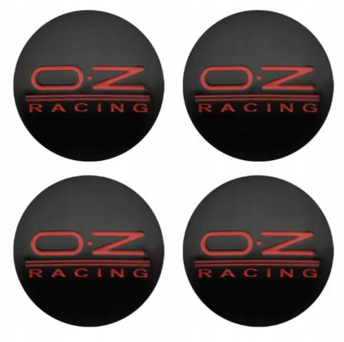 OZ LOGO NAKLEJKI ZNACZKI EMBLEMAT 56mm ALUMINIOWE 4szt