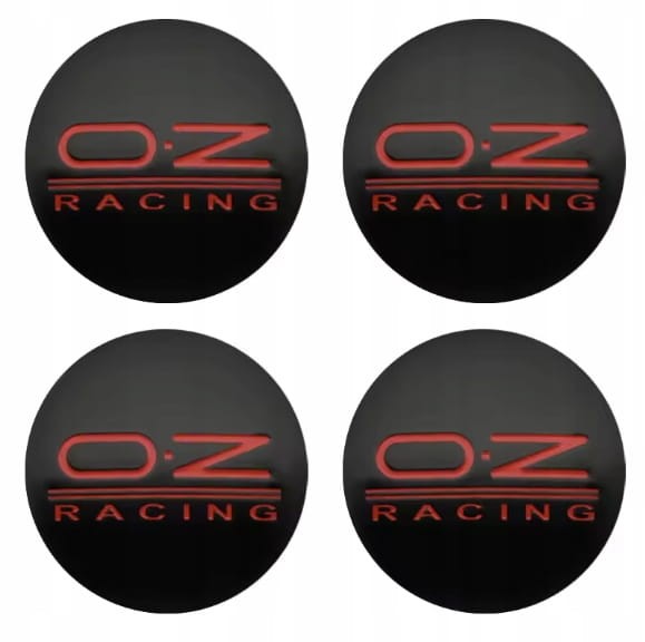 OZ LOGO NAKLEJKI ZNACZKI EMBLEMAT 56mm ALUMINIOWE 4szt