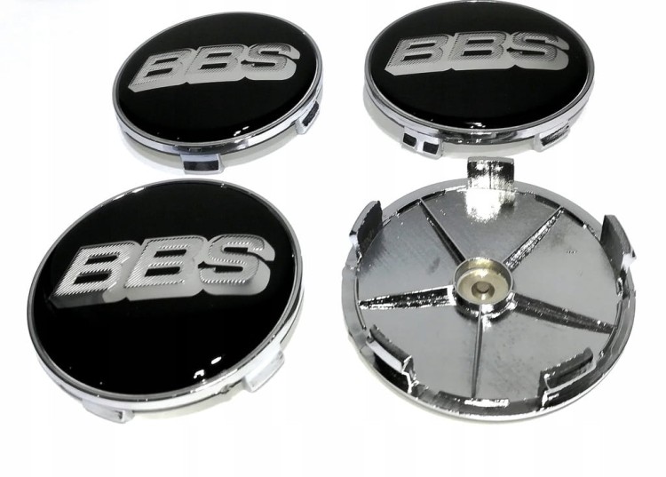 BBS 4x DEKIELKI KAPSLE DEKLE ZNACZKI DO ALUFELG 68mm/64mm