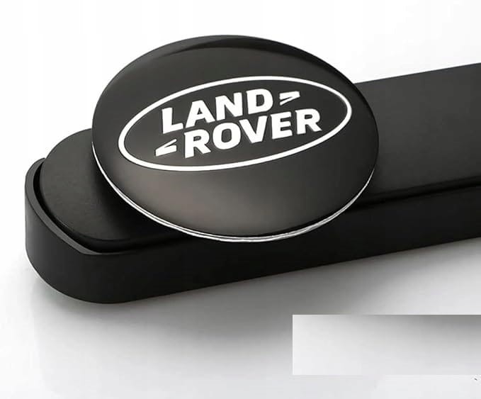 LAND ROVER NAKLEJKI ZNACZKI LOGO NA DEKIELKI 56MM ALUMINIOWE 4SZT.