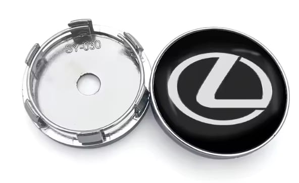 LEXUS DEKIELKI KAPSLE ZNACZKI DO FELG 60mm/56mm 4szt.