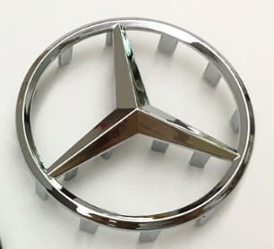 MERCEDES EMBLEMAT ZNACZEK LOGO SYMBOL W KIEROWNICĘ 57mm