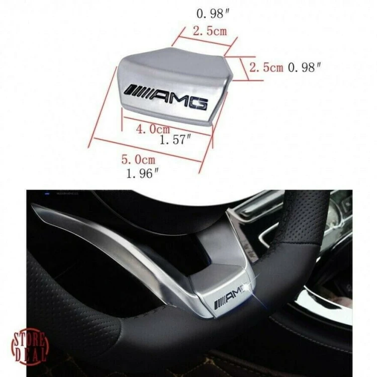 MERCEDES AMG EMBLEMAT ZNACZEK LOGO W KIEROWNICĘ