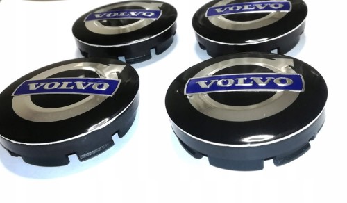 VOLVO DEKIELKI KAPSLE ZAŚLEPKI ZNACZKI DO ALUFELG 56mm/52mm 4szt.