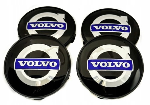 VOLVO DEKIELKI KAPSLE DO ALUFELG AEZ DOTZ DEZENT 68mm/64mm ZT2220 ZA4098B 4szt.